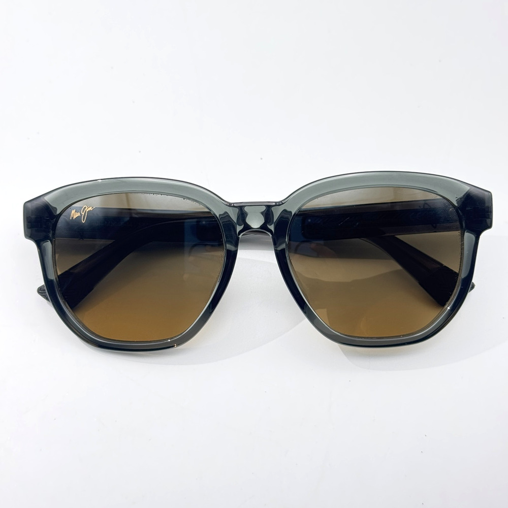 Maui Jim Sunglasses Akahai AF STG-SG MJ646-14 Gray Polarized Asian Fit 56mm